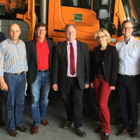 Besuch bei den Stadtwerken Weilheim mit örtlichen Mandatsträgern und Natascha Kohnen, Generalsekretärin der BayernSPD (Juni 2016)